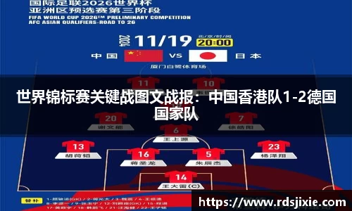 世界锦标赛关键战图文战报：中国香港队1-2德国国家队